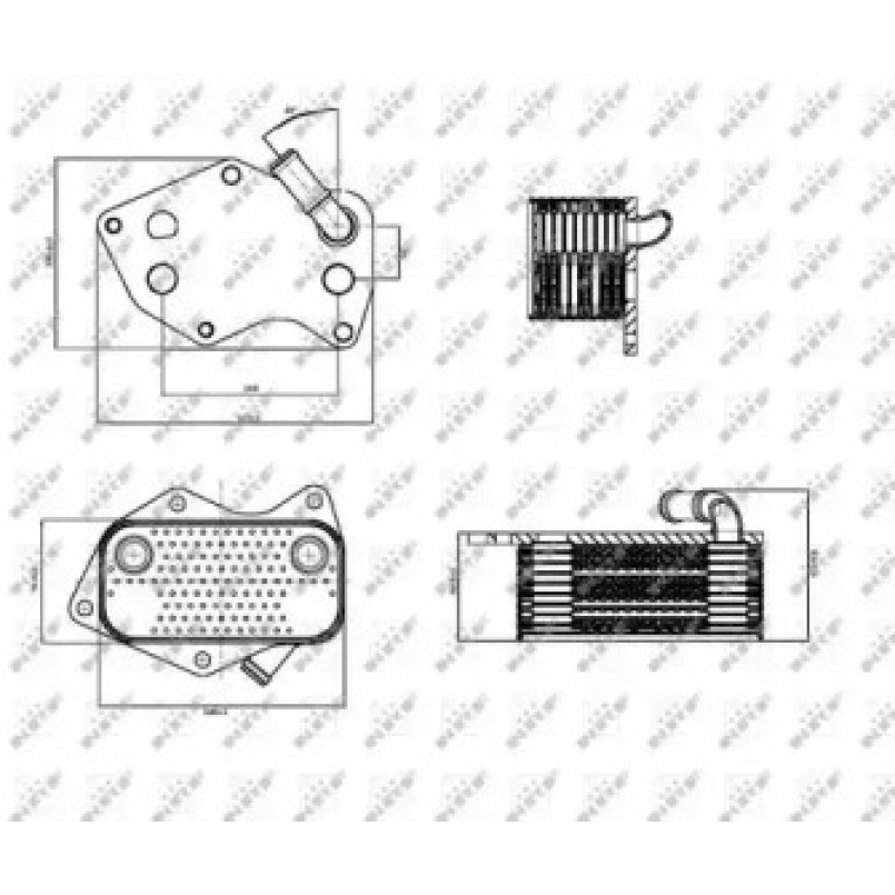 31331 NRF Радіатор масляний