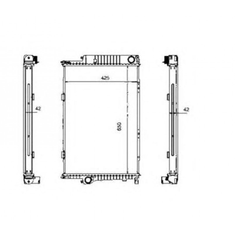 507620 NRF Радіатор охолодження