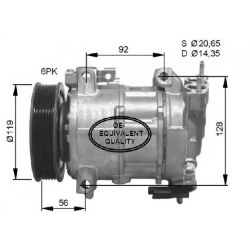 32593 NRF Компресор кондиціонера