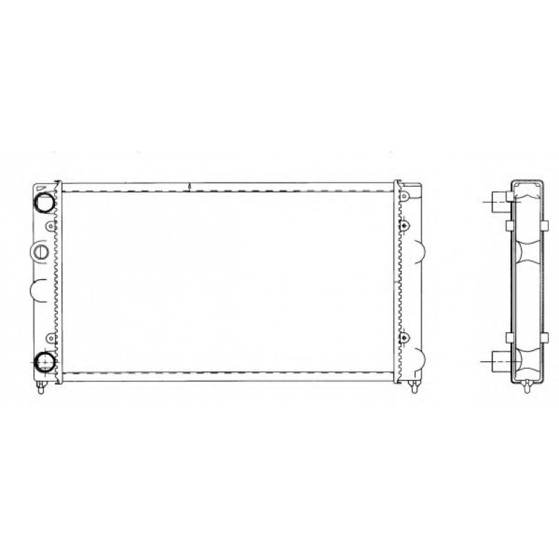 519501 NRF Радіатор охолодження