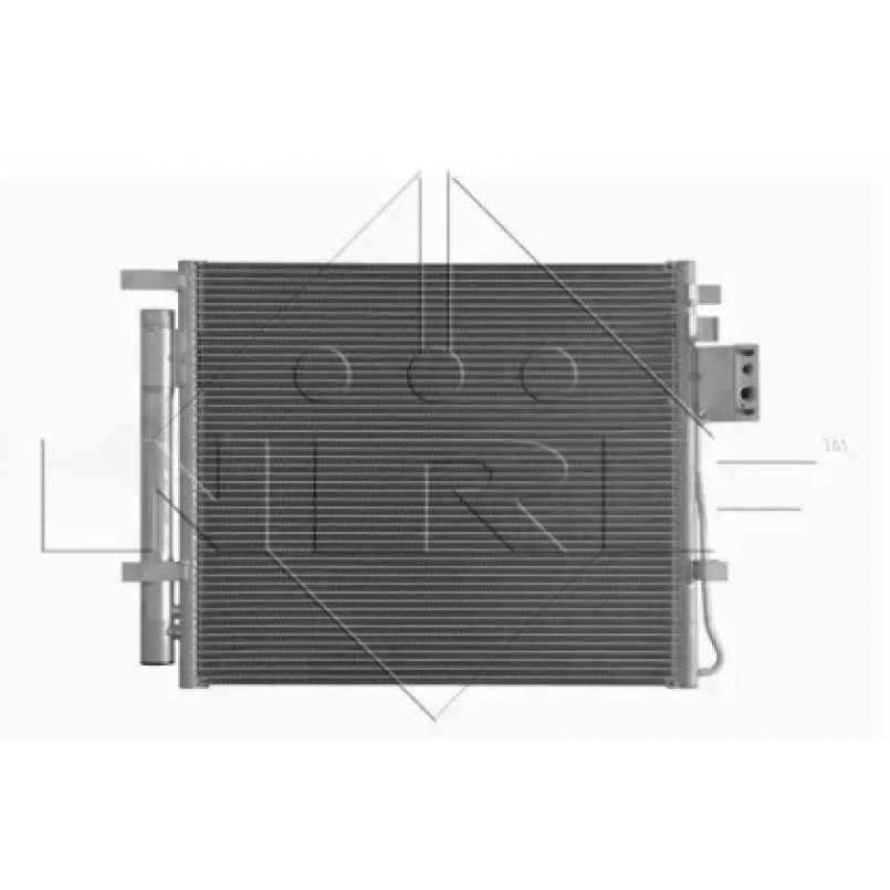 350021 NRF Радіатор кондиціонера
