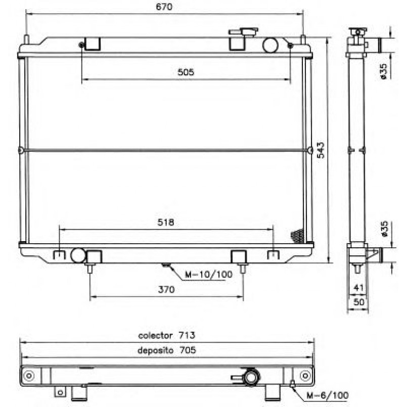 52131 NRF Радіатор охолодження