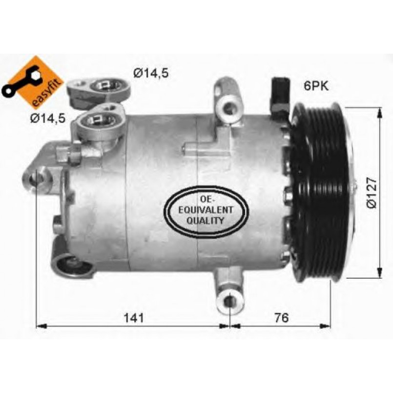 32411 NRF Компресор кондиціонера