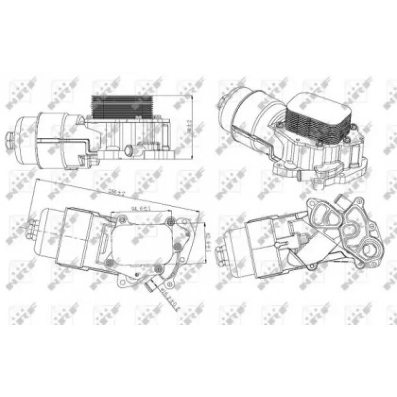 31328 NRF Радіатор масляний