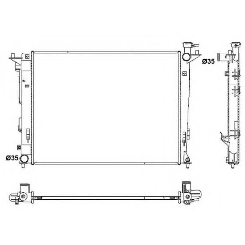 53052 NRF Радіатор охолодження