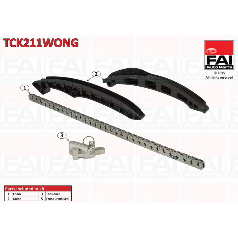 TCK211WONG FAI Ланцюг ГРМ, комплект