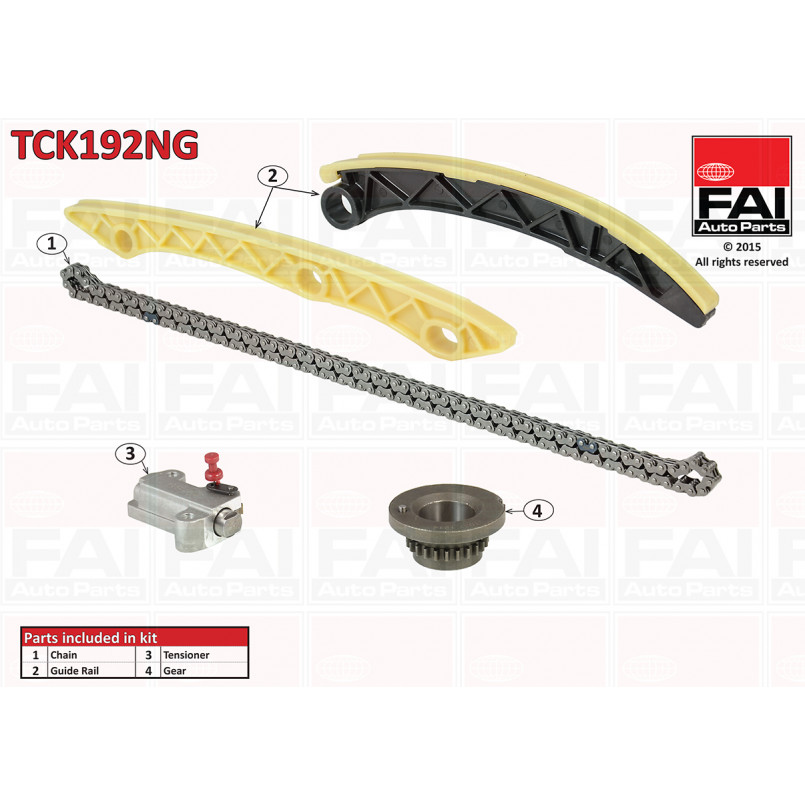 TCK192NG FAI Ланцюг ГРМ, комплект