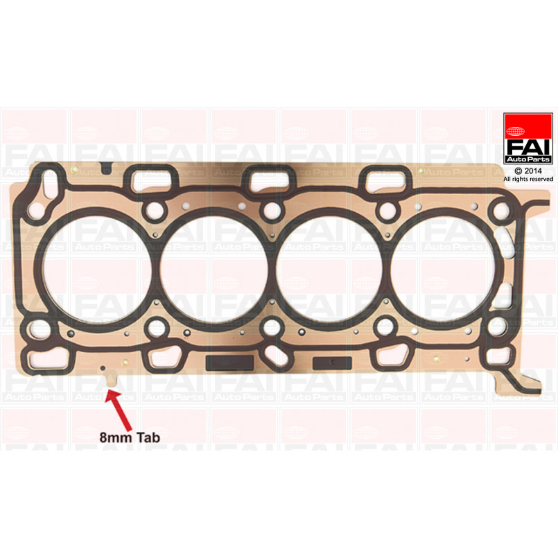HG1450 FAI Прокладка ГБЦ