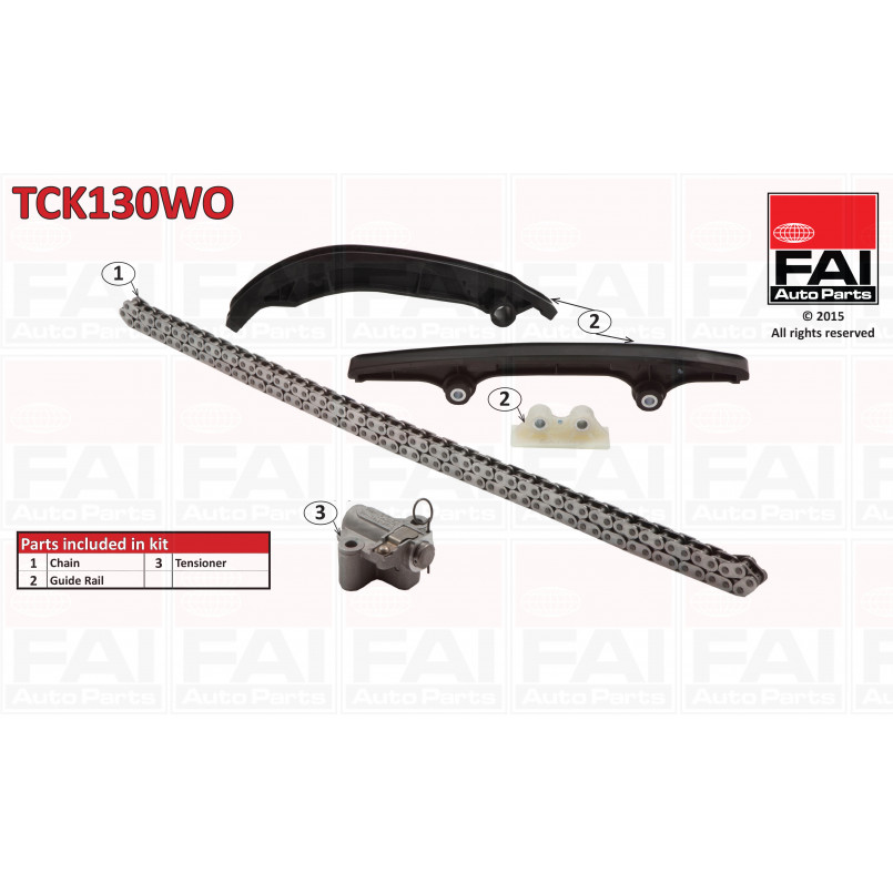 TCK130WO FAI Ланцюг ГРМ, комплект