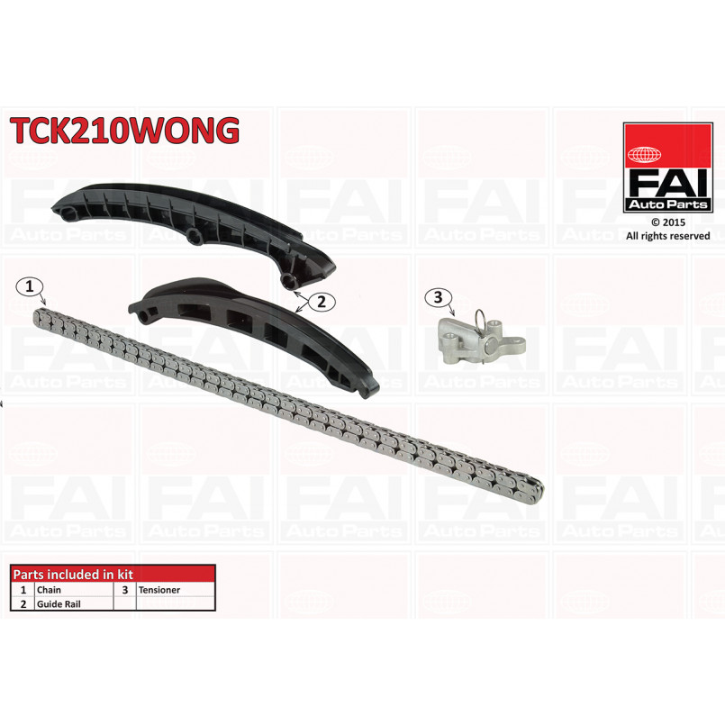TCK210WONG FAI Ланцюг ГРМ, комплект