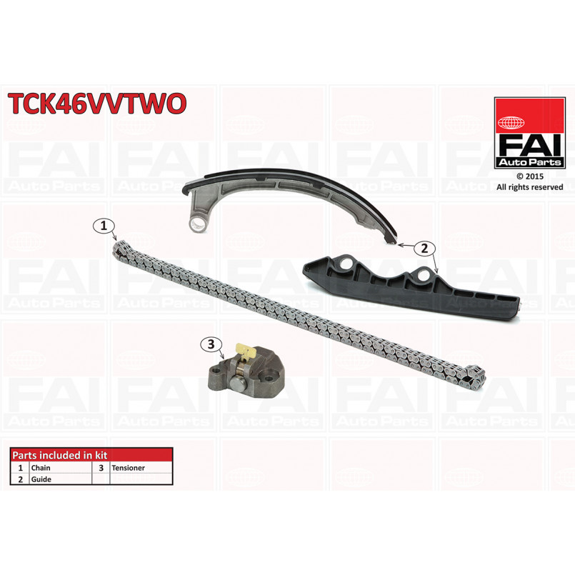 TCK46VVTWO FAI Ланцюг ГРМ, комплект