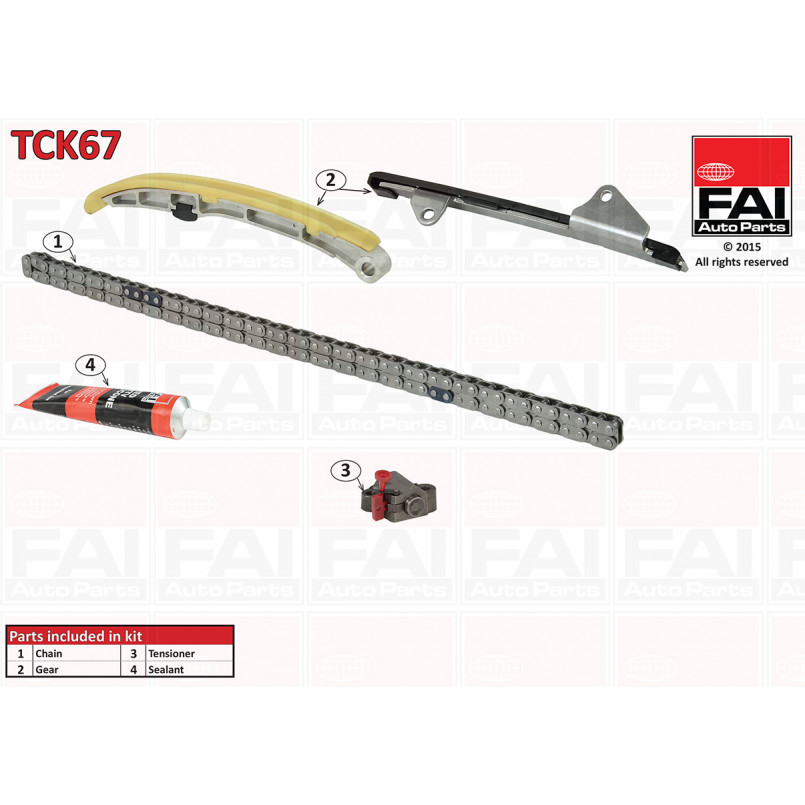 TCK67 FAI Ланцюг ГРМ, комплект