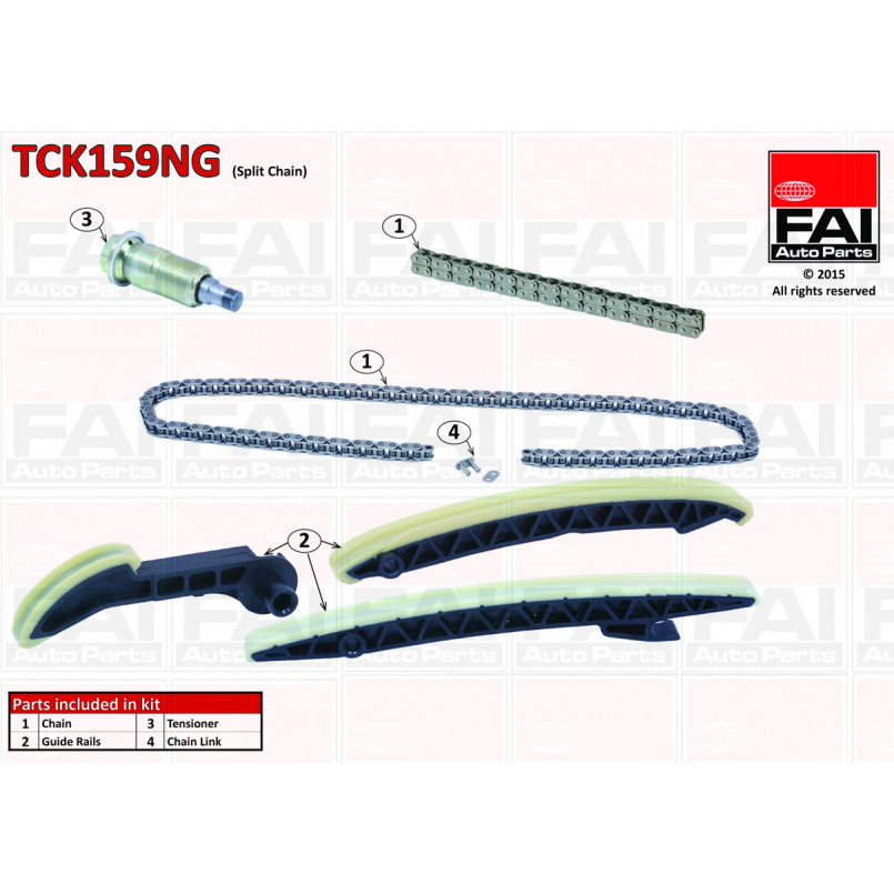 TCK159NG FAI Ланцюг ГРМ, комплект