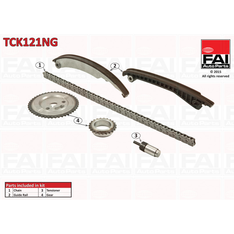 TCK228NG FAI Ланцюг ГРМ, комплект