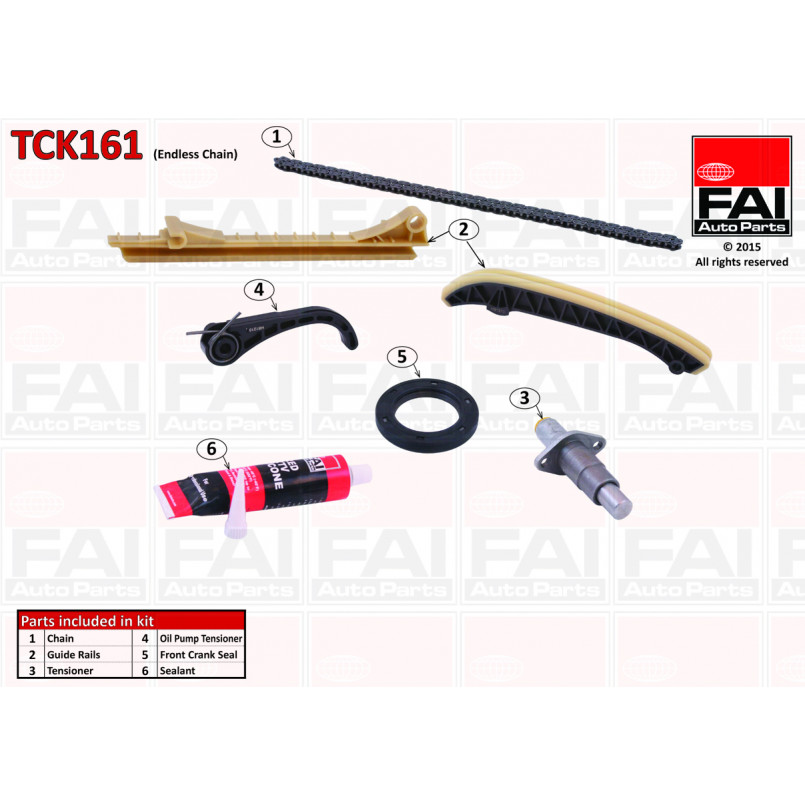TCK161 FAI Ланцюг ГРМ, комплект
