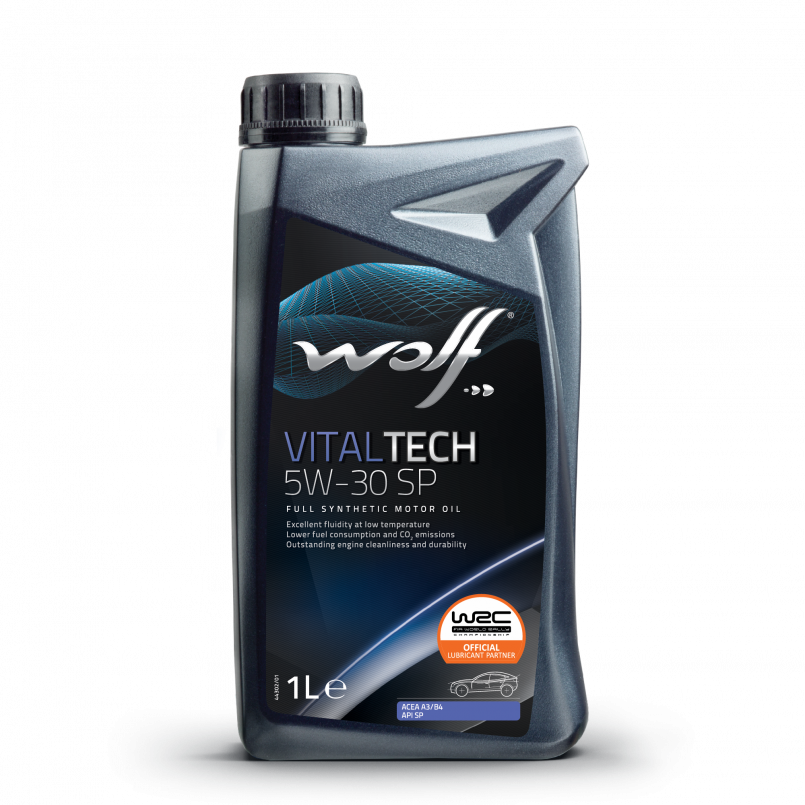 Олива моторна WOLF VITALTECH 5W-30 SP  1л.