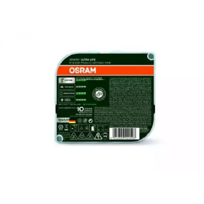 66140ULT-HCB-DUO OSRAM Лампа D1S 35W PK32D-2 ULTRA LIFE