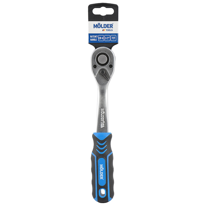 MOLDER Тріскачка Molder, Cr-V, 1/2_ 72T,  двокомпонентна, ергономічна ручка (10шт/уп)