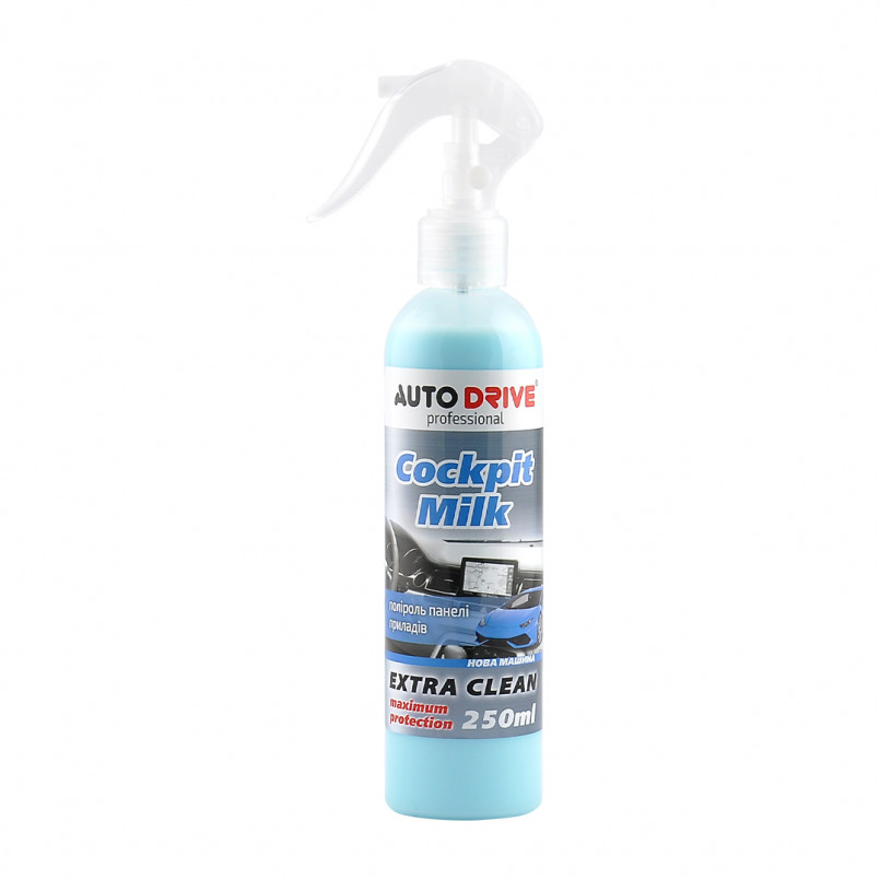 AUTO DRIVE Поліроль-молочко Auto Drive Cockpit Milk Нова Машина 250ml (24шт/уп )
