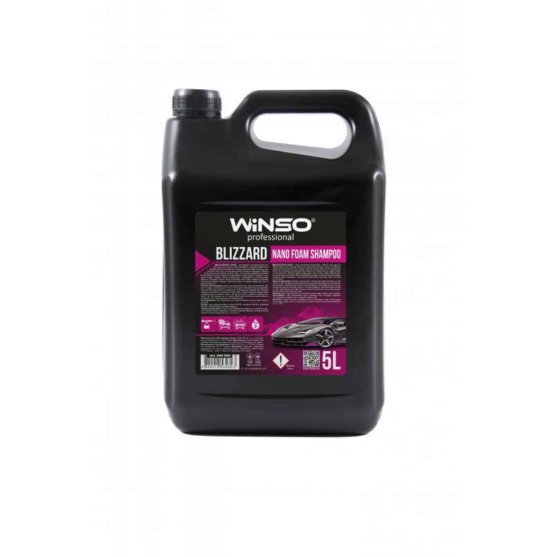 Шампунь для ручної мийки Blizzard Nano Foam Shampoo (концетрат 1:12 - 1:10 для пінокомлекту) 5л