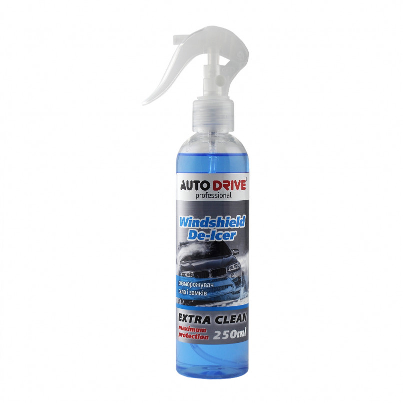 AUTO DRIVE Розморожувач скла і замків   Windshield de-lcer 250ml (24шт/уп)