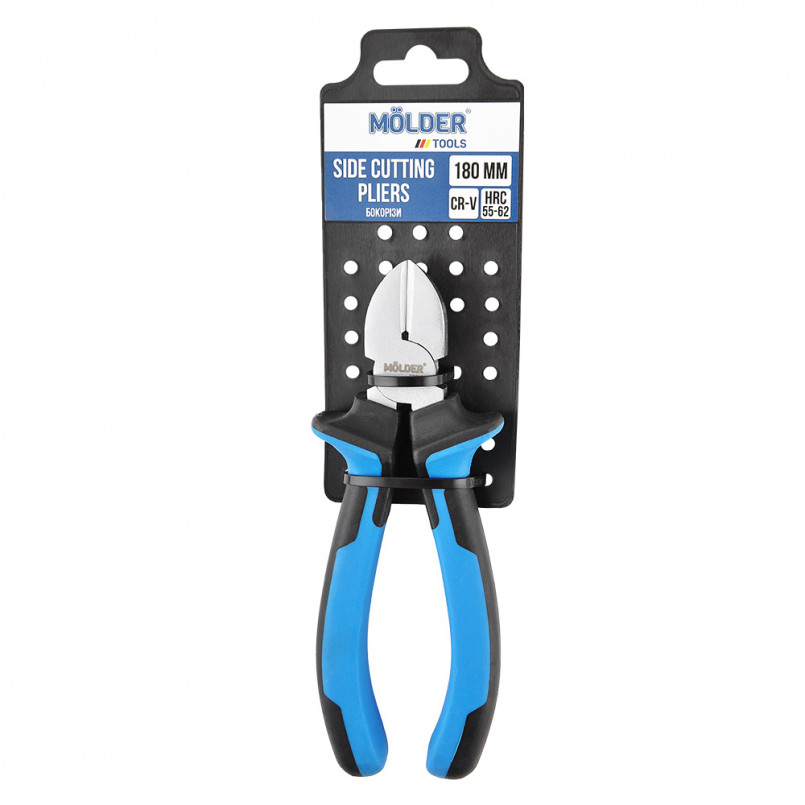 MOLDER Бокорізи MOLDER 180мм, Cr-V, HRC 55-62, сатинове покриття, двокомпонентна ручка 