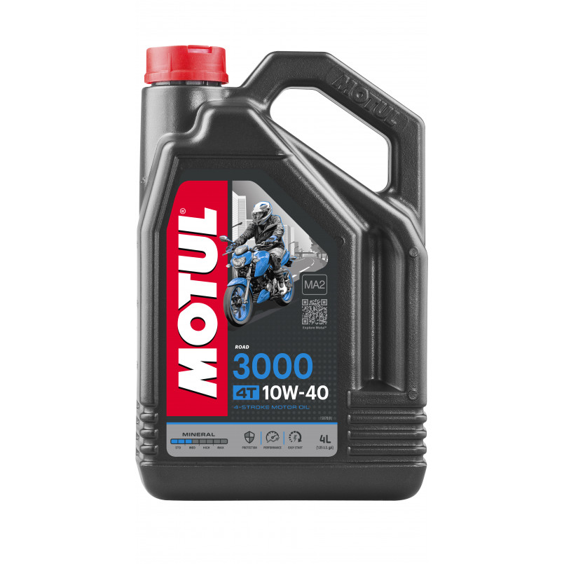 Олива моторна MOTUL 3000 4T SAE 10W40 4х4 L