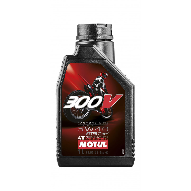 Олива моторна MOTUL 300V 4T Factory Line Off Road SAE 5W40 12х1 L
