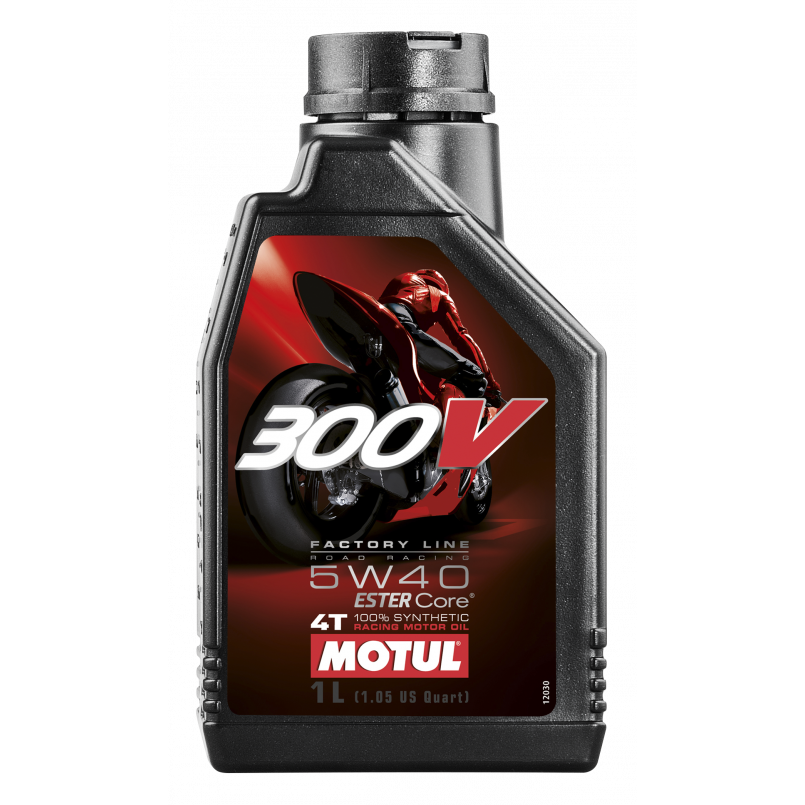 Олива моторна MOTUL 300V 4T Factory Line Road Racing SAE 5W40 12х1 L