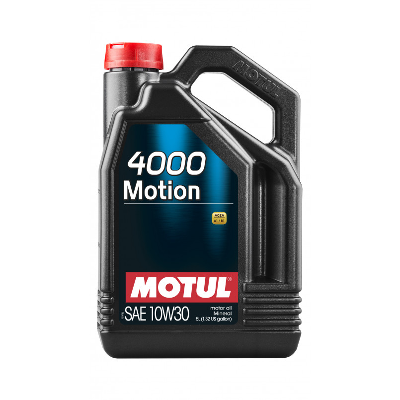 Олива моторна MOTUL 4000 Motion SAE 10W30 4х5 L
