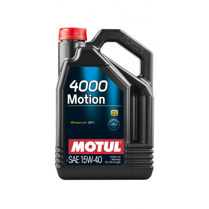 Олива моторна MOTUL 4000 Motion SAE 15W40 4х5 L