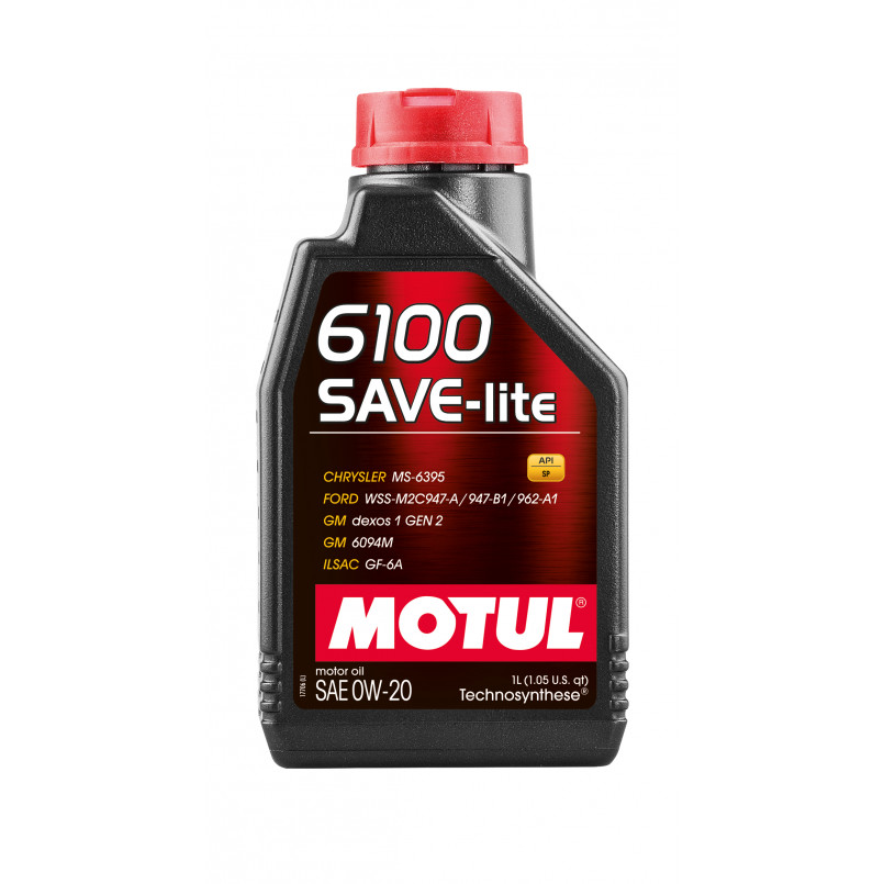 Олива моторна MOTUL 6100 Save-lite SAE 0W20 12x1 L