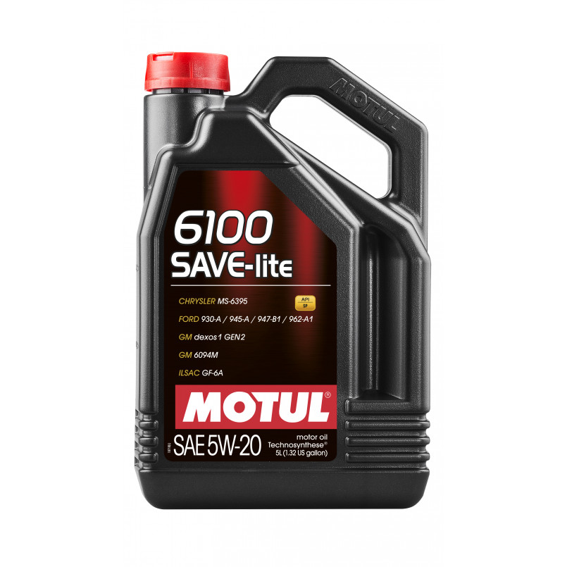 Олива моторна MOTUL 6100 Save-lite SAE 5W20 4X5 L