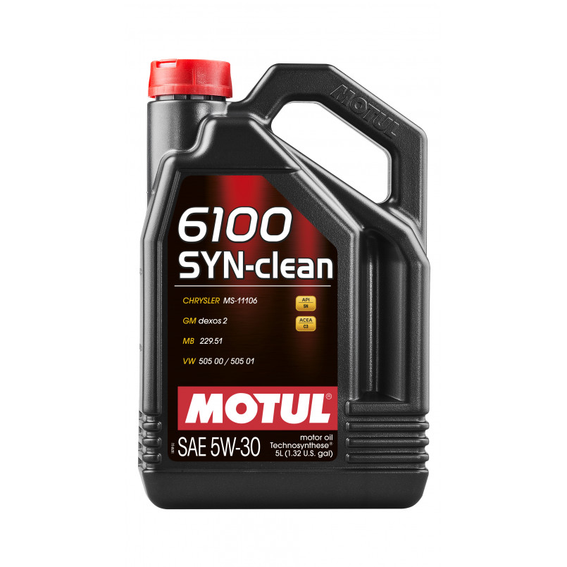 Олива моторна MOTUL 6100 Syn-clean SAE 5W30 4X5 L
