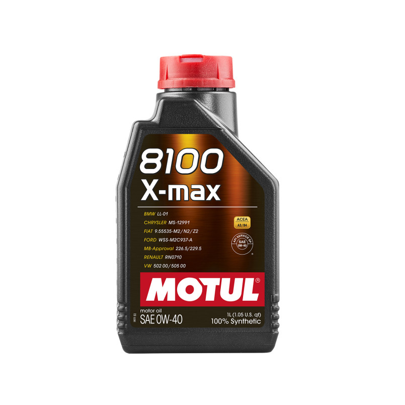 MOTUL 8100 X-max SAE 0W40 12x1 L