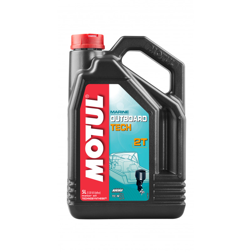 Олива моторна MOTUL Outboard Tech 2T 4х5 L
