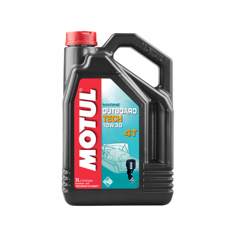 Олива моторна MOTUL Outboard Tech 4T SAE 10W30 4х5 L