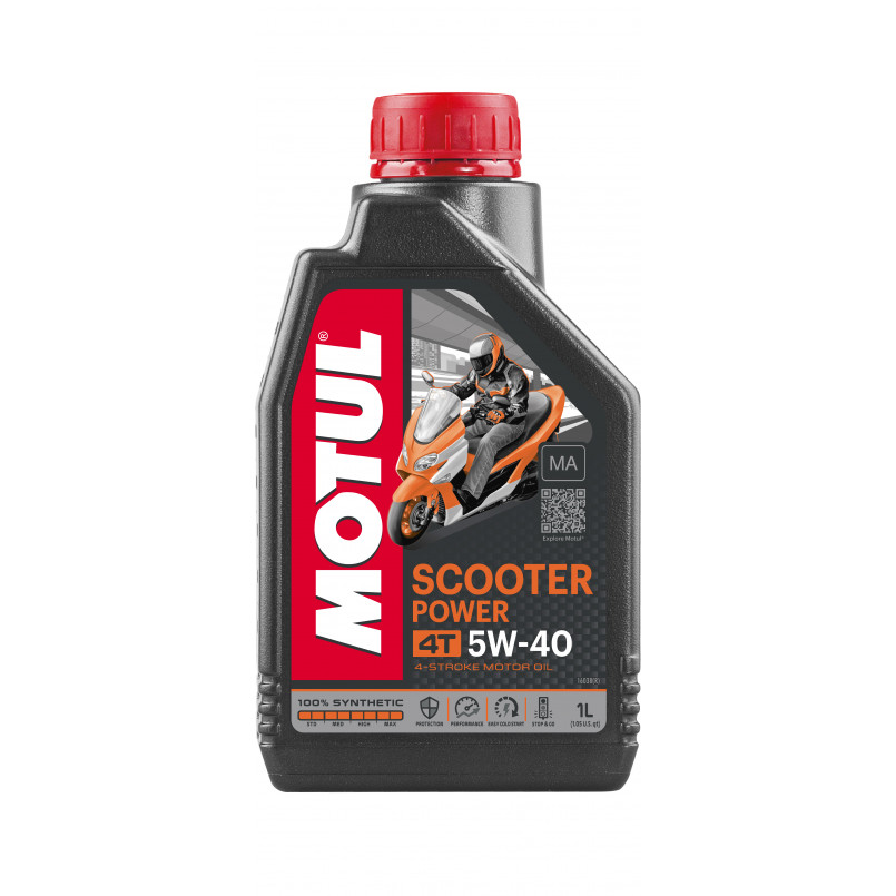 MOTUL Scooter Power 4T SAE 5W40 MA 12х1 L