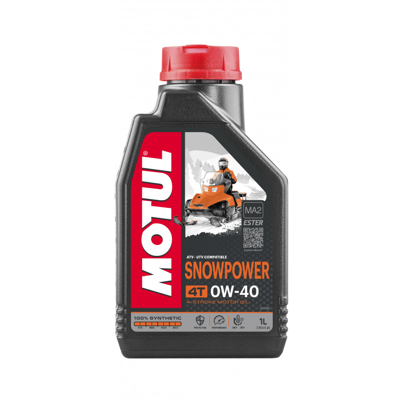 Олива моторна MOTUL Snowpower 4T SAE 0W40 12х1 L