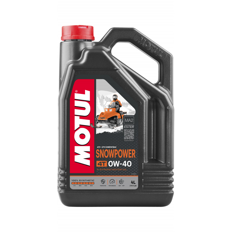 Олива моторна MOTUL Snowpower 4T SAE 0W40 4х4 L