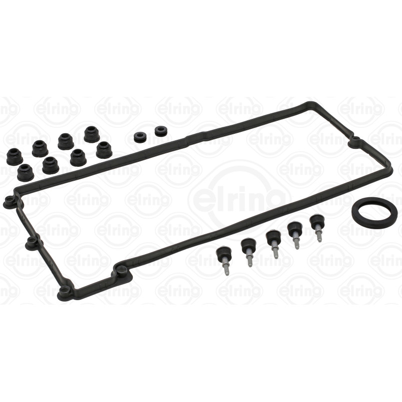 725.340 Elring Прокладка кришки клапанів BMW 5 (E60)/7 (E65) 01- (5-8 циліндр) (к-кт)