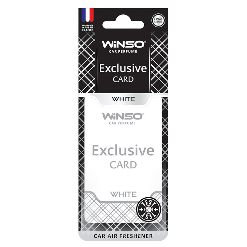 Освіжувач повітря WINSO Exclusive, целюлозний ароматизатор, White, (50шт/ящ.)