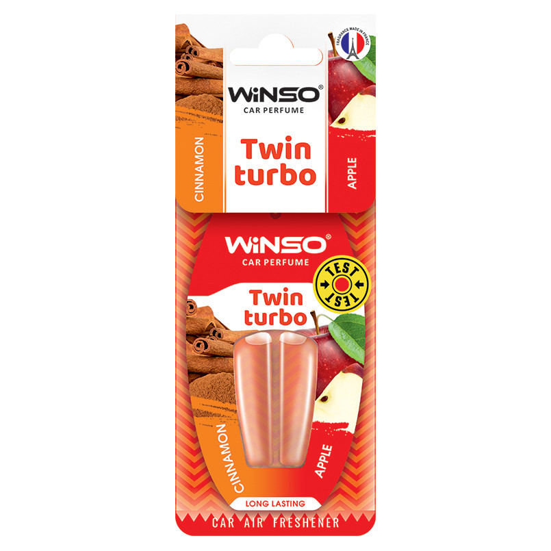 Освіжувач повітря з подвійною капсулою Twin Turbo - Apple & Cinnamon,(30шт./уп.)