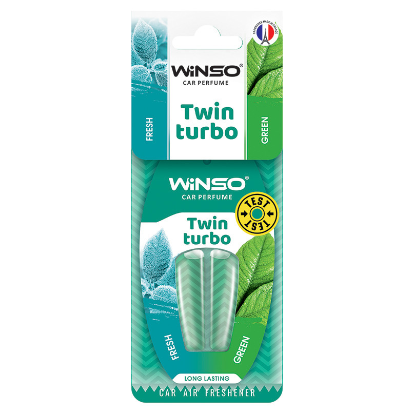 Освіжувач повітря з подвійною капсулою Twin Turbo - Fresh & Green,(30шт/уп)