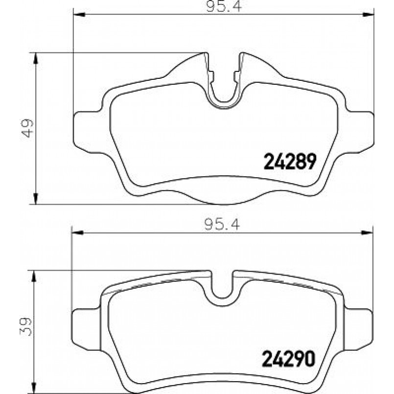 2428901 TEXTAR Гальмівні колодки до дисків