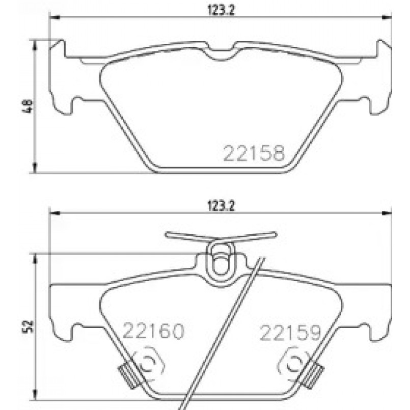 2215801 TEXTAR Гальмівні колодки до дисків