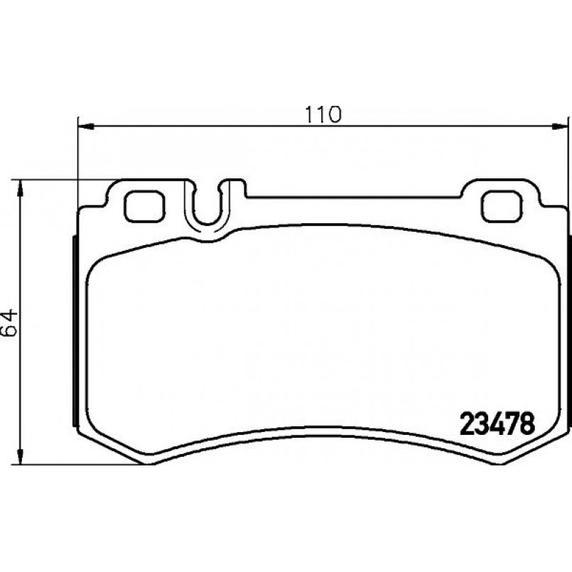 2347801 TEXTAR Гальмівні колодки до дисків