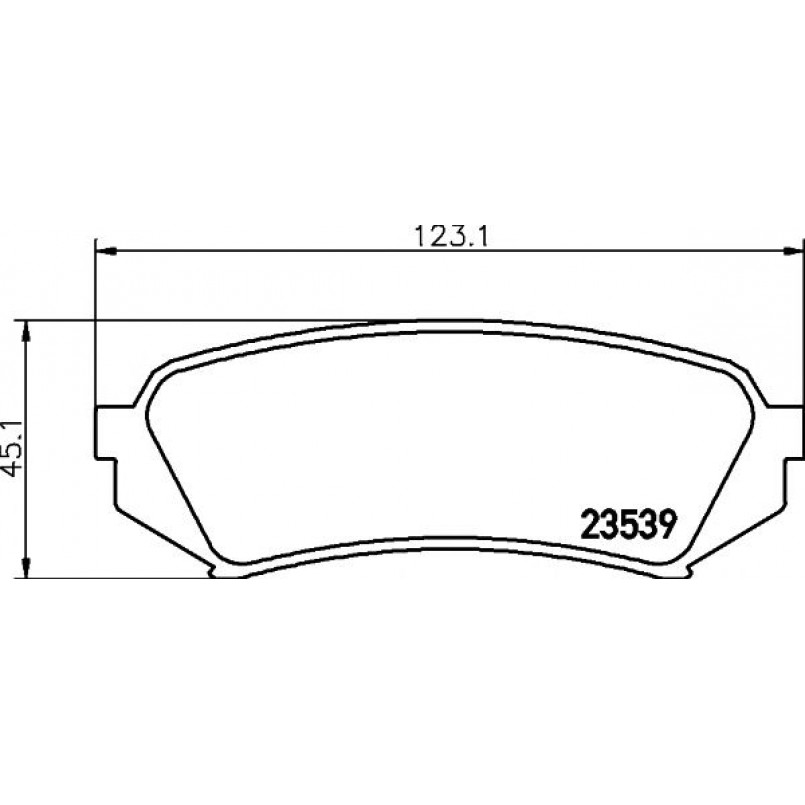 2353902 TEXTAR Гальмівні колодки до дисків