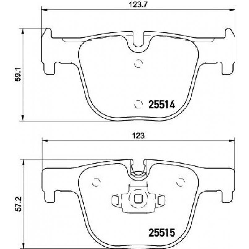 2551401 TEXTAR Гальмівні колодки до дисків