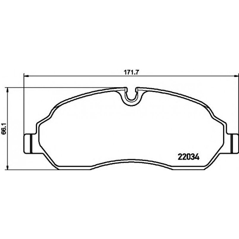 2203401 TEXTAR Гальмівні колодки до дисків